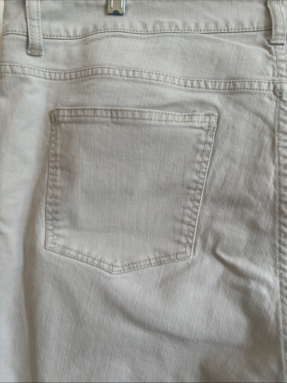 Talbots Heritage Women's Ankle Jeans in Light Stone - Picture 5 of 8
